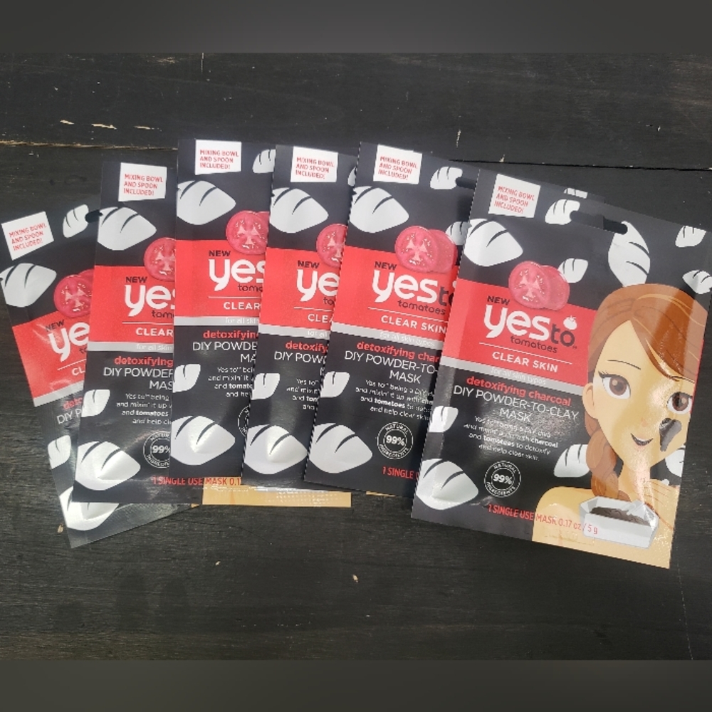 Bundle of 6 Yes to Tomatoes DIY Charcoal Face Masks
